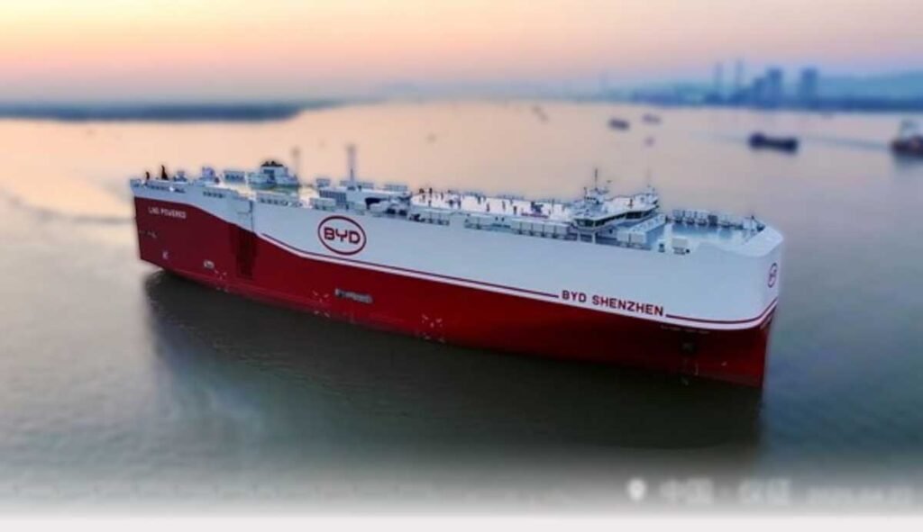 Ekspansi BYD Dipercepat, Kapal Pengangkut Mobil Bertambah